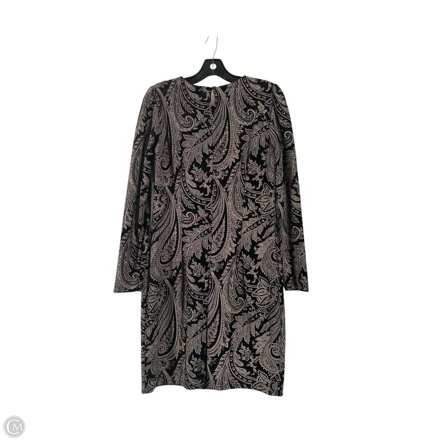 Dress Casual Midi By Msk In Black, Size: 8