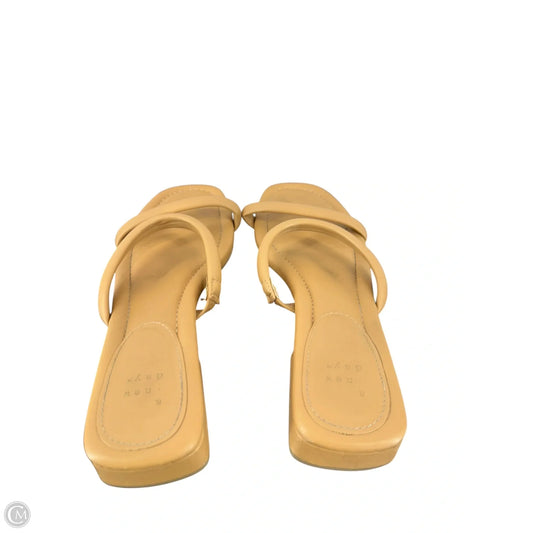 Shoes Heels Block By A New Day In Beige, Size: 8.5