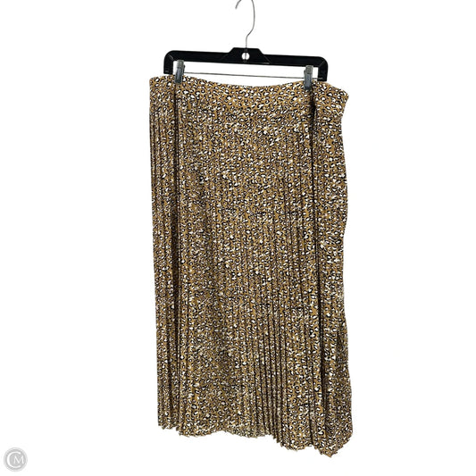 Skirt Midi By J. Crew In Animal Print, Size: 18