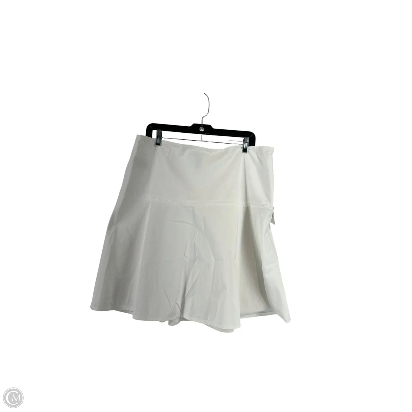 Skirt Midi By Lauren By Ralph Lauren In White, Size: 14