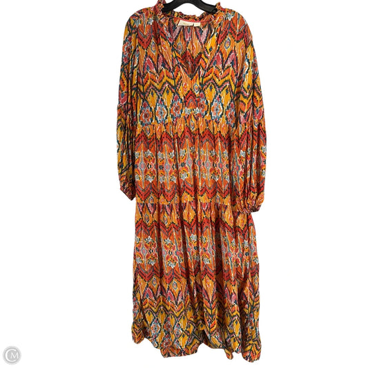 Dress Casual Maxi By Maeve In Orange, Size: Lp