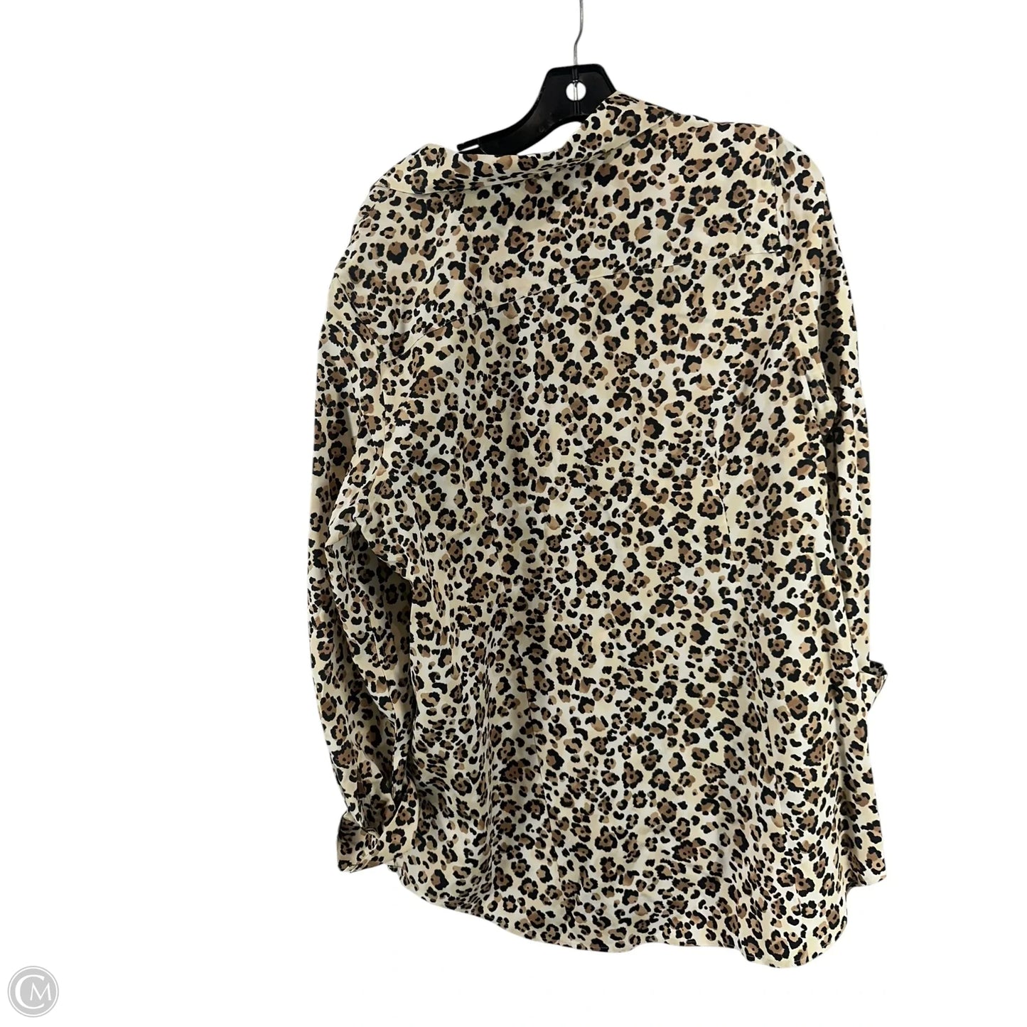 Top Long Sleeve By Chicos In Animal Print, Size: 2