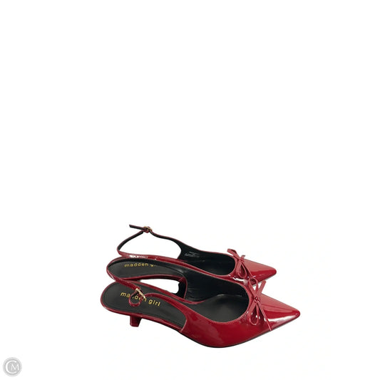 Shoes Heels Kitten By Madden Girl In Red, Size: 10