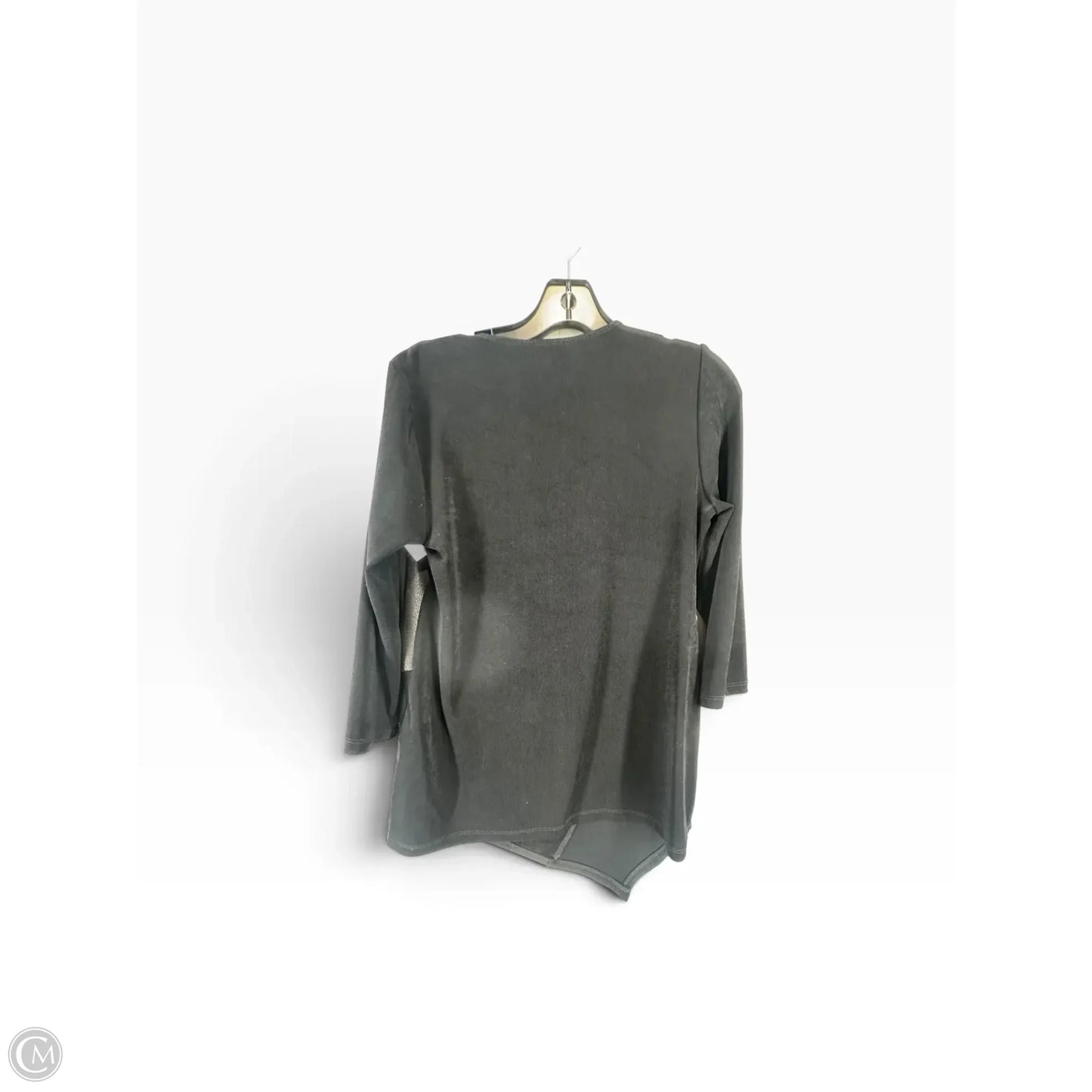 Top 3/4 Sleeve By Chicos In Black, Size: 0