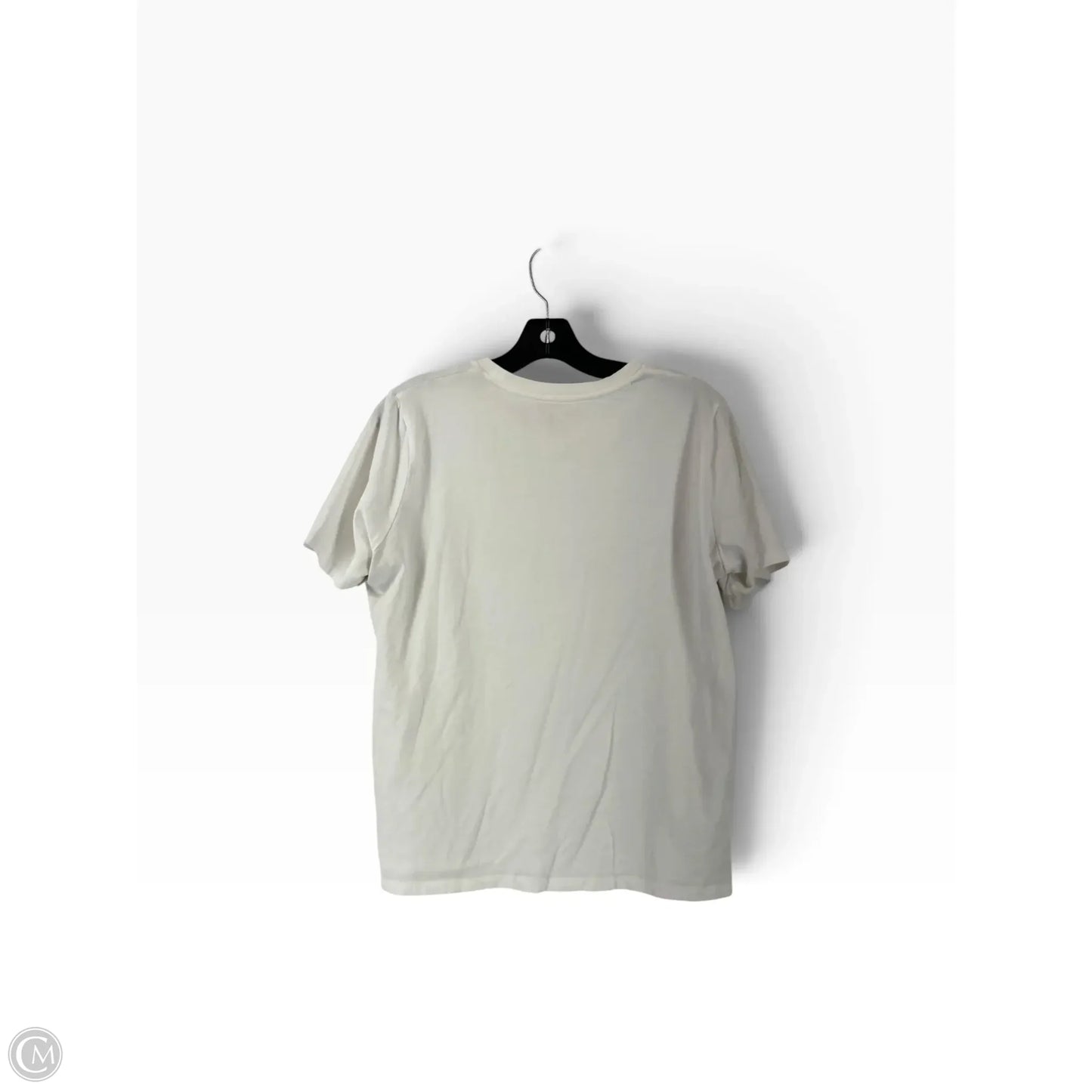 Top Short Sleeve Designer By Michael Kors In White