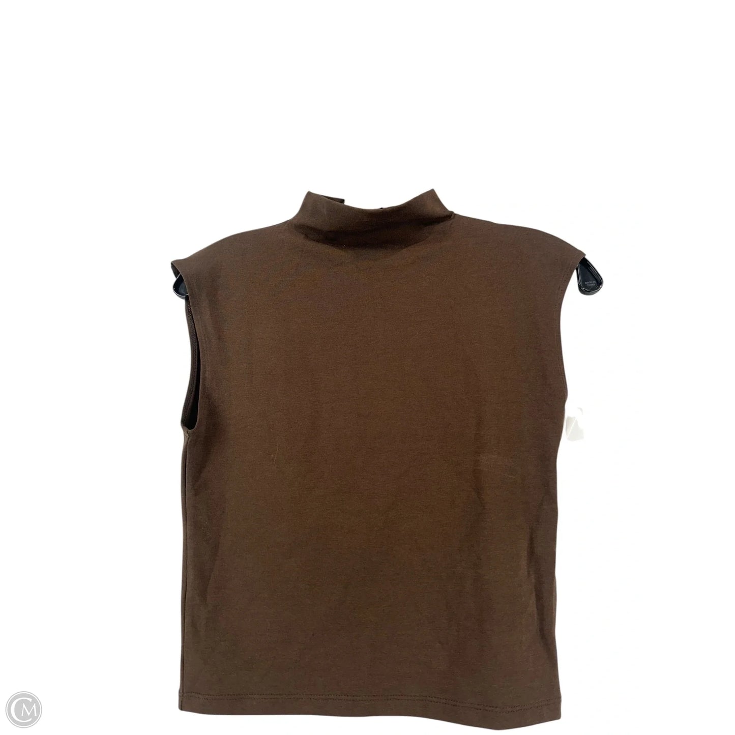 Top Sleeveless By Madewell In Brown, Size: S