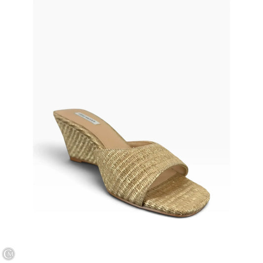 Sandals Heels Wedge By Steve Madden In Tan, Size: 7