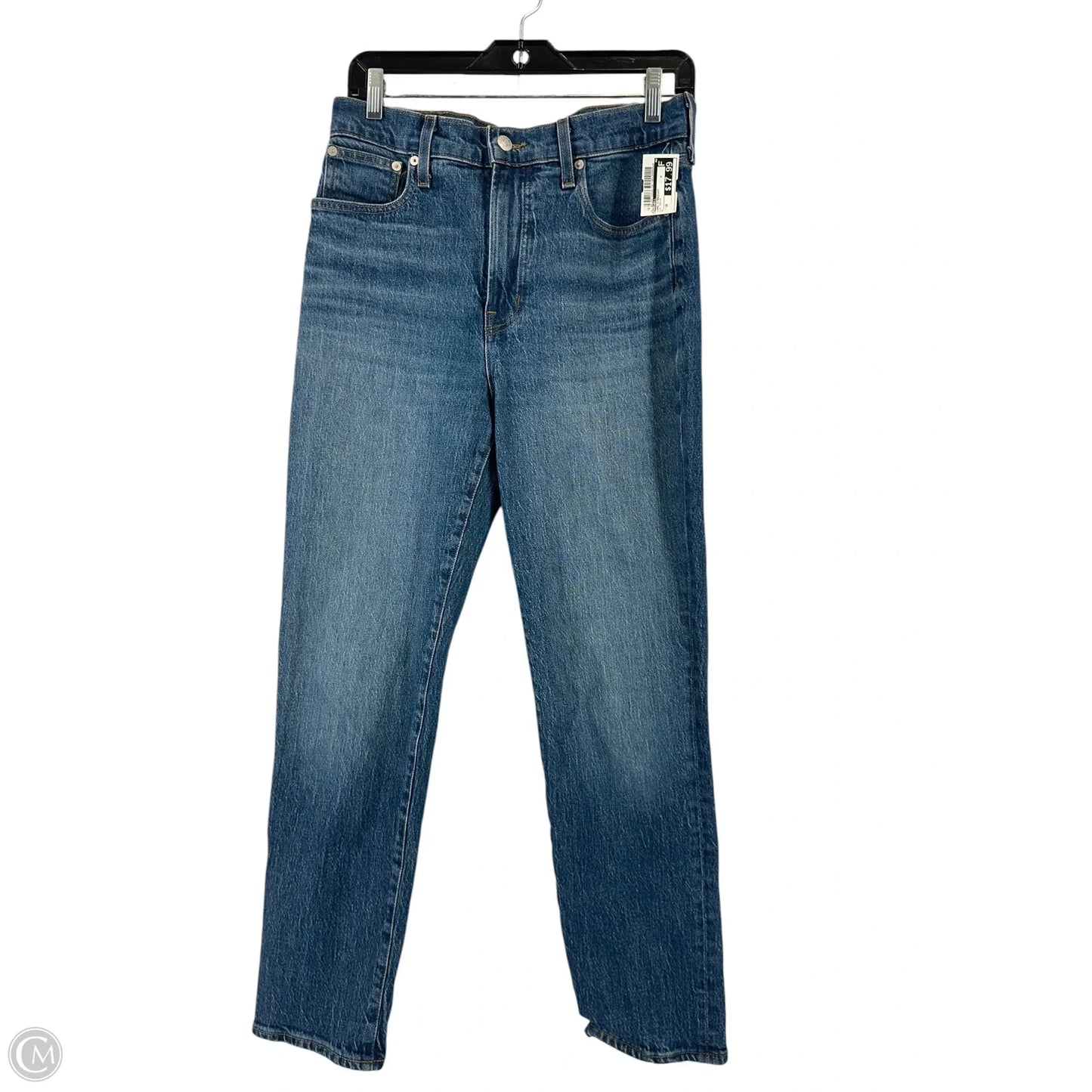 Jeans Straight By Madewell In Blue Denim, Size: 28