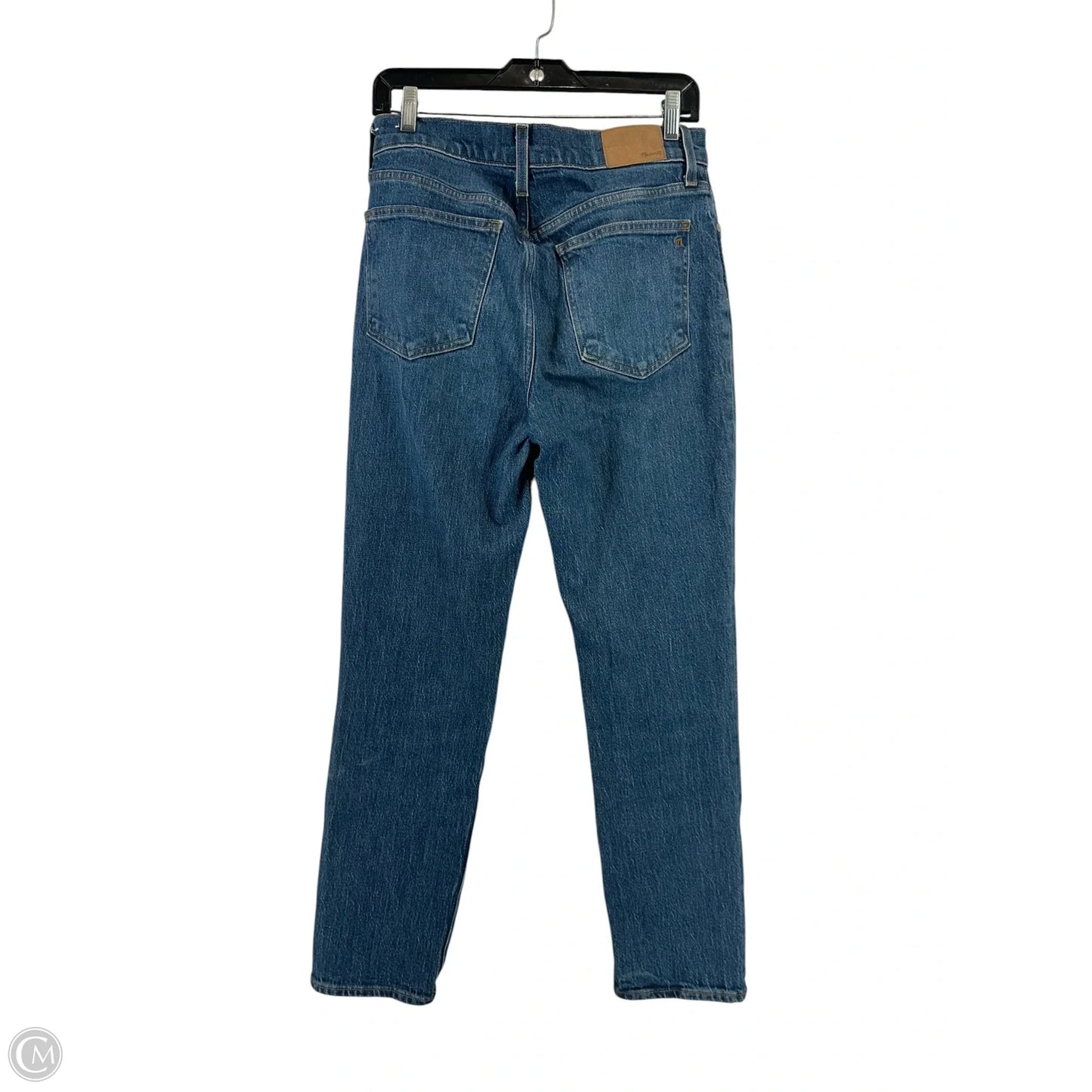 Jeans Straight By Madewell In Blue Denim, Size: 28