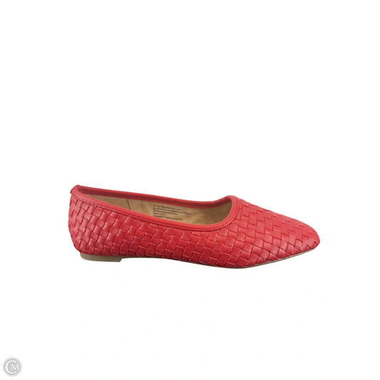 Shoes Flats By Universal Thread In Red, Size: 6.5