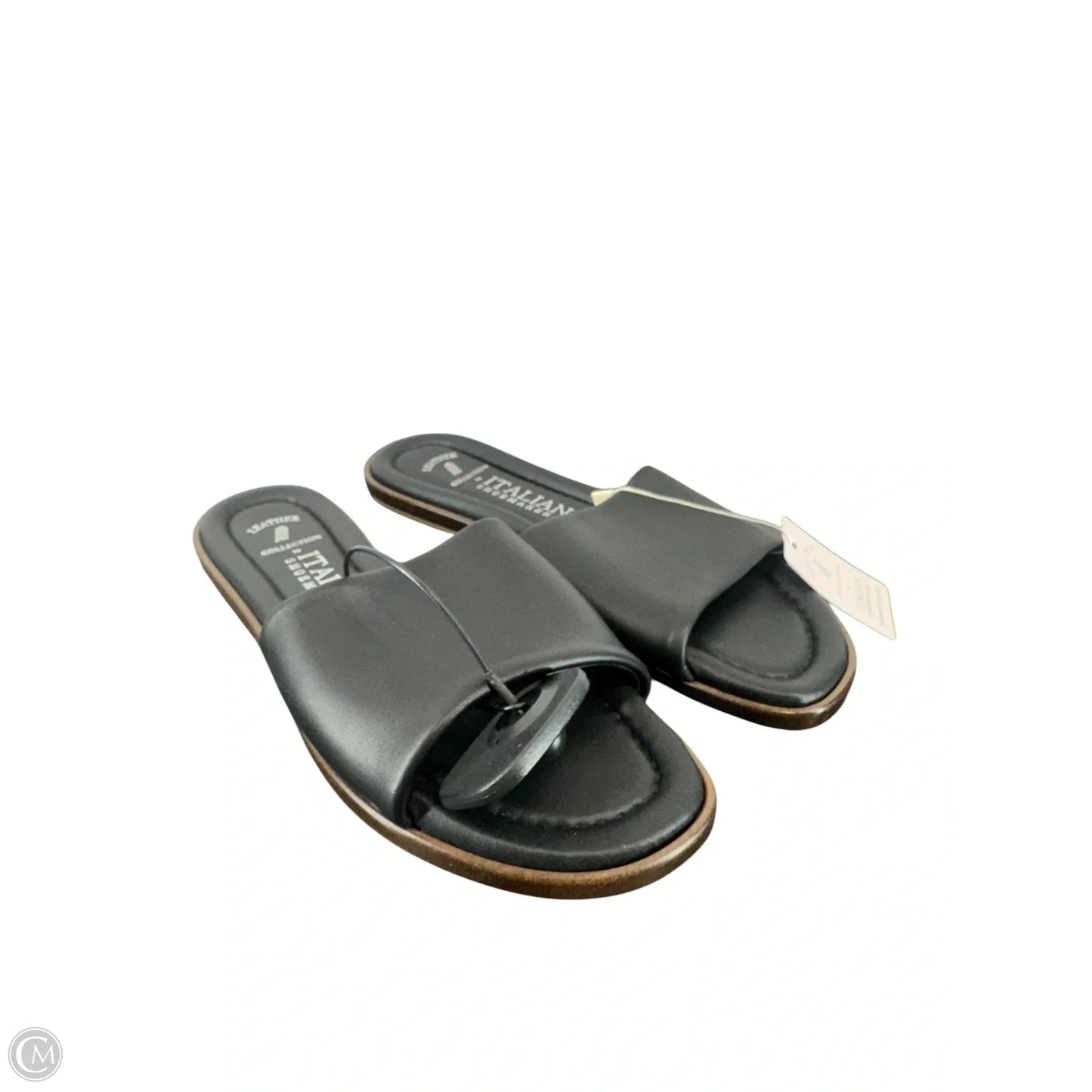 Shoes Flats By Italian Shoemakers In Black, Size: 7.5