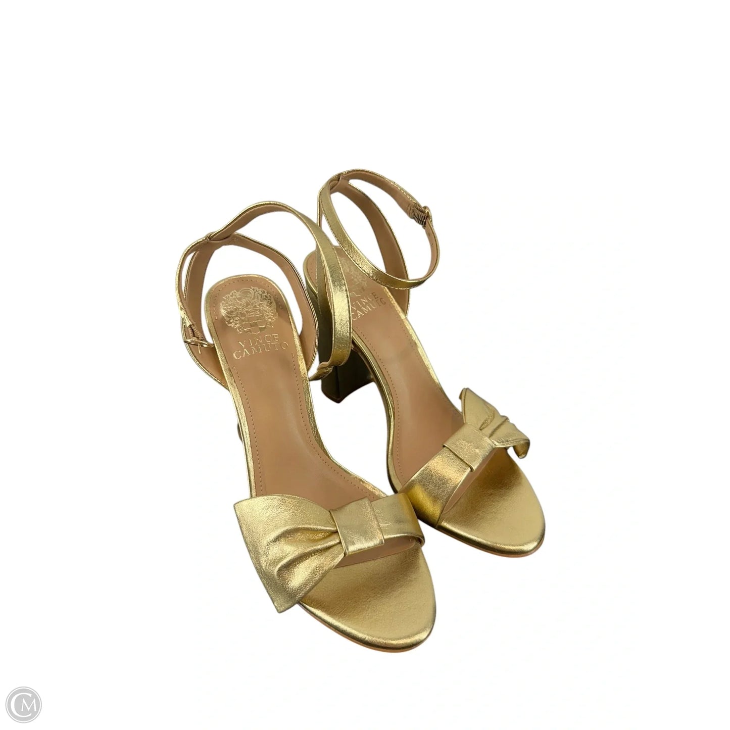 Shoes Heels Block By Vince Camuto In Gold, Size: 8