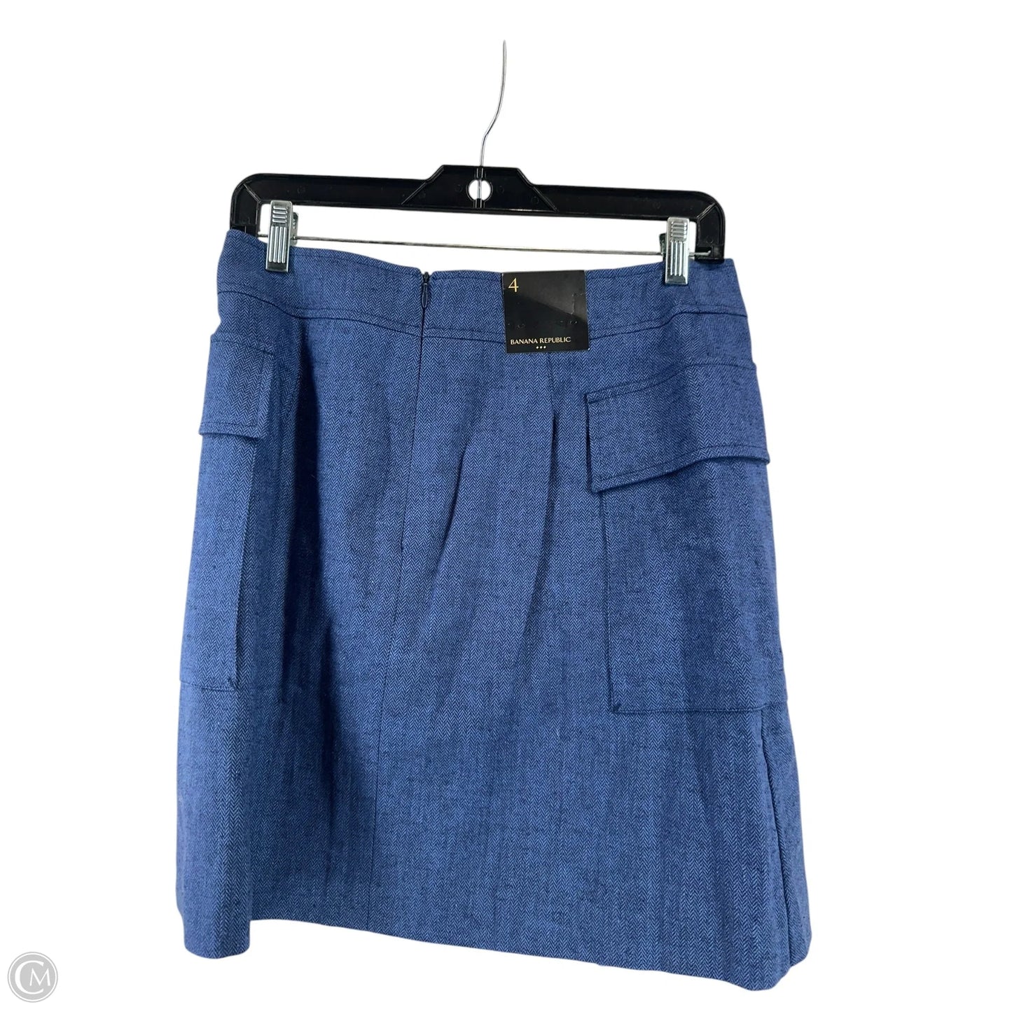 Skirt Mini & Short By Banana Republic In Blue, Size: 4
