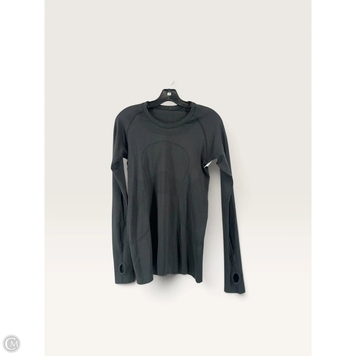 Top Long Sleeve By Lululemon In Black, Size: S
