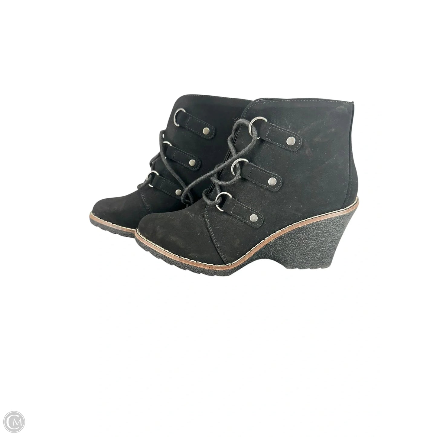 Boots Ankle Heels By White Mountain In Black, Size: 7