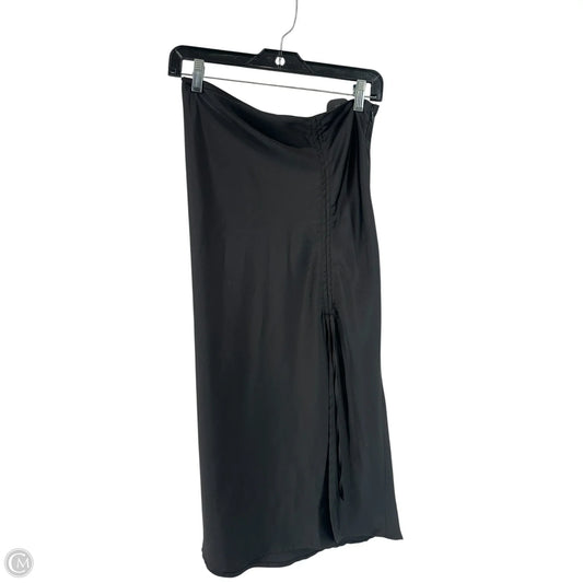 Skirt Midi By Forever 21 In Black, Size: M