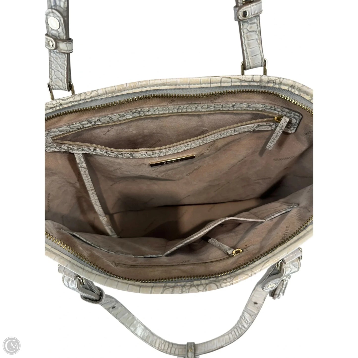 Handbag Designer By Brahmin, Size: Medium
