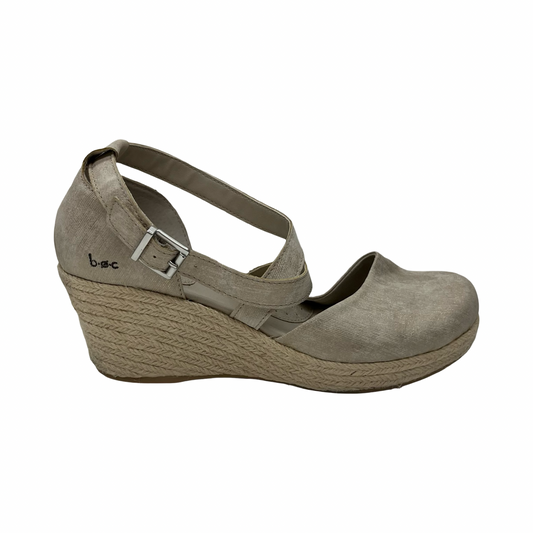Shoes Heels Wedge By Boc In Tan, Size:8