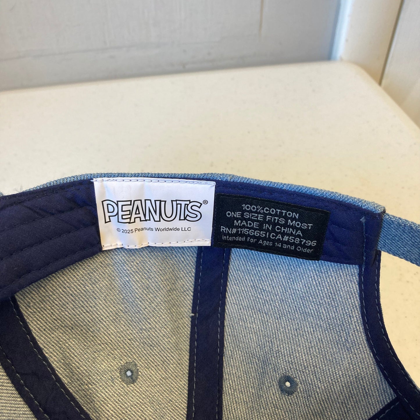 Hat Baseball Cap by Peanuts In Blue