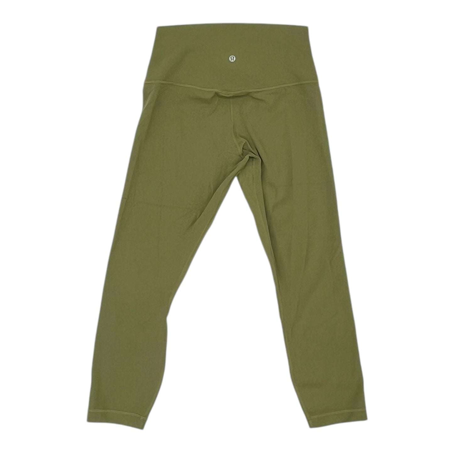 Athletic Leggings Capris By Lululemon In Green, Size:M