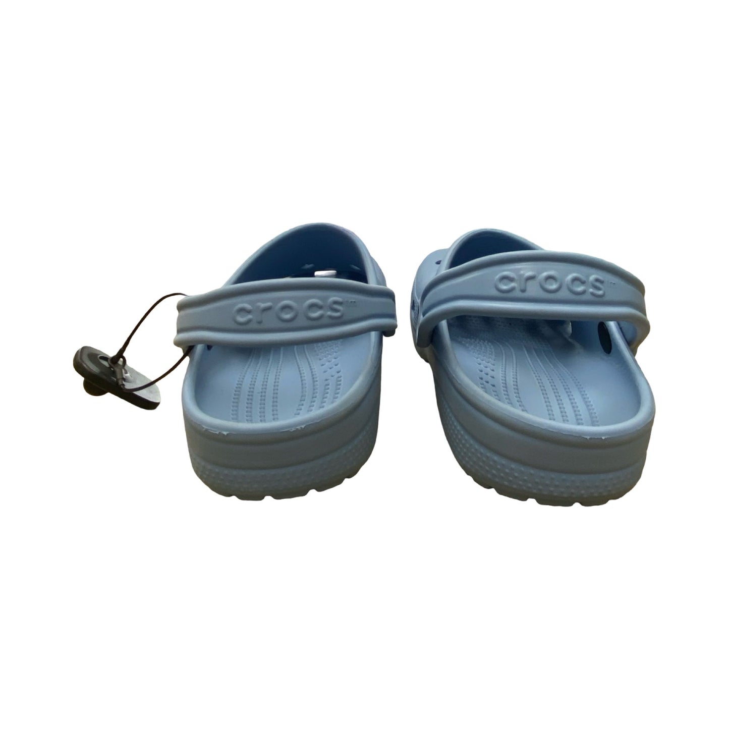 Sandals Flats By Crocs In Blue, Size:8