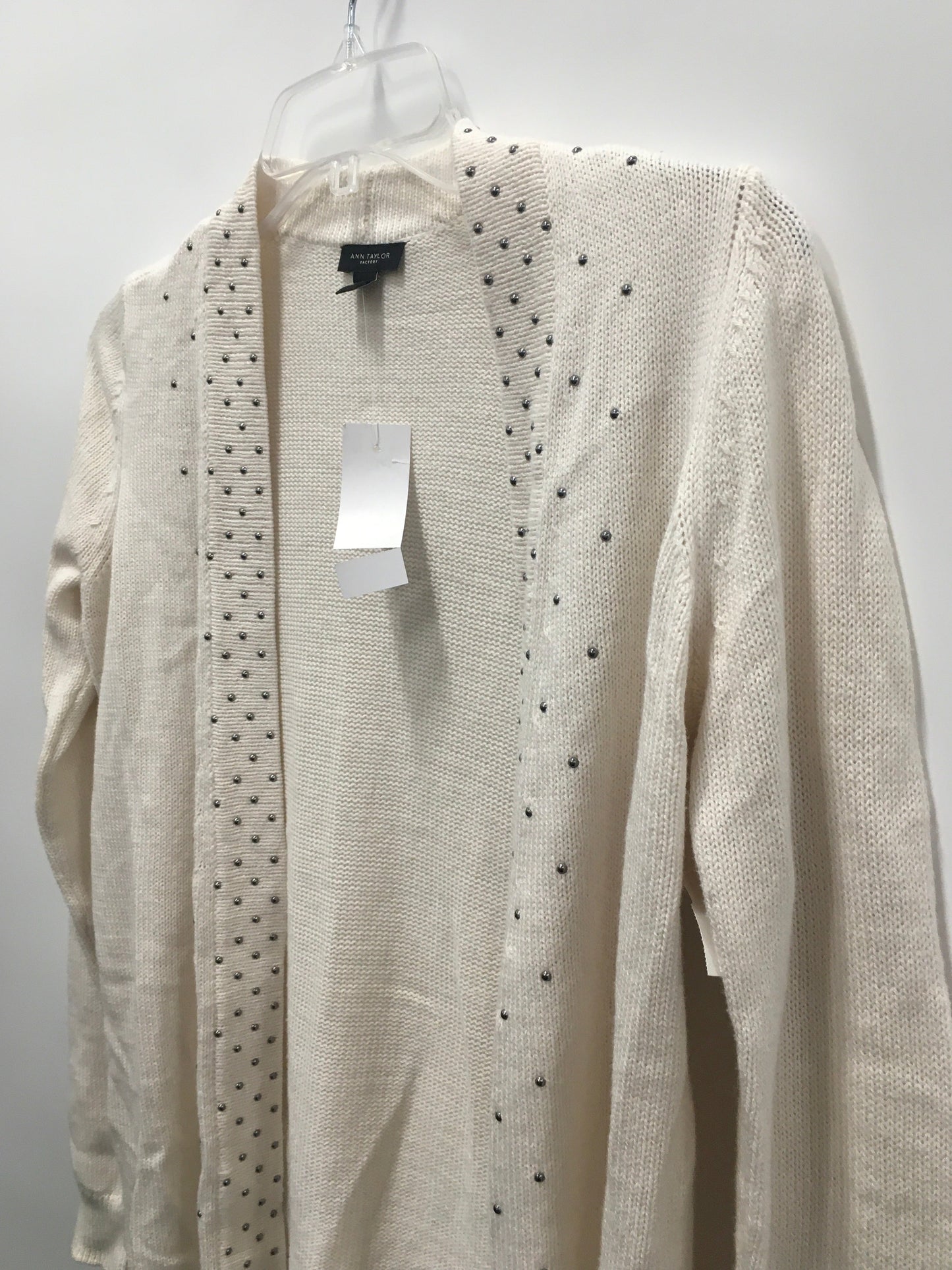 Tan Sweater Cardigan Ann Taylor O, Size Xs