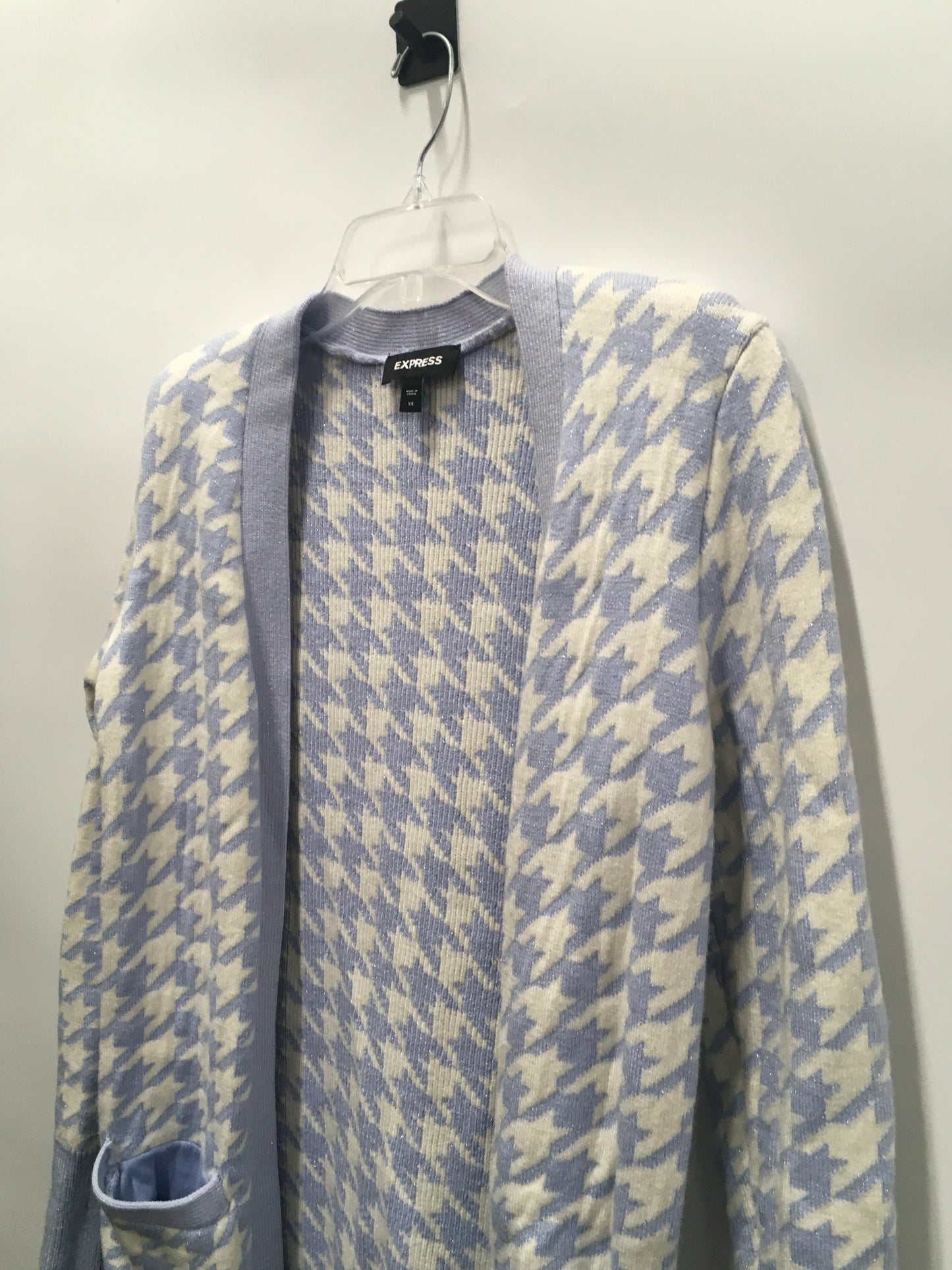 Blue White Cardigan Express, Size Xs