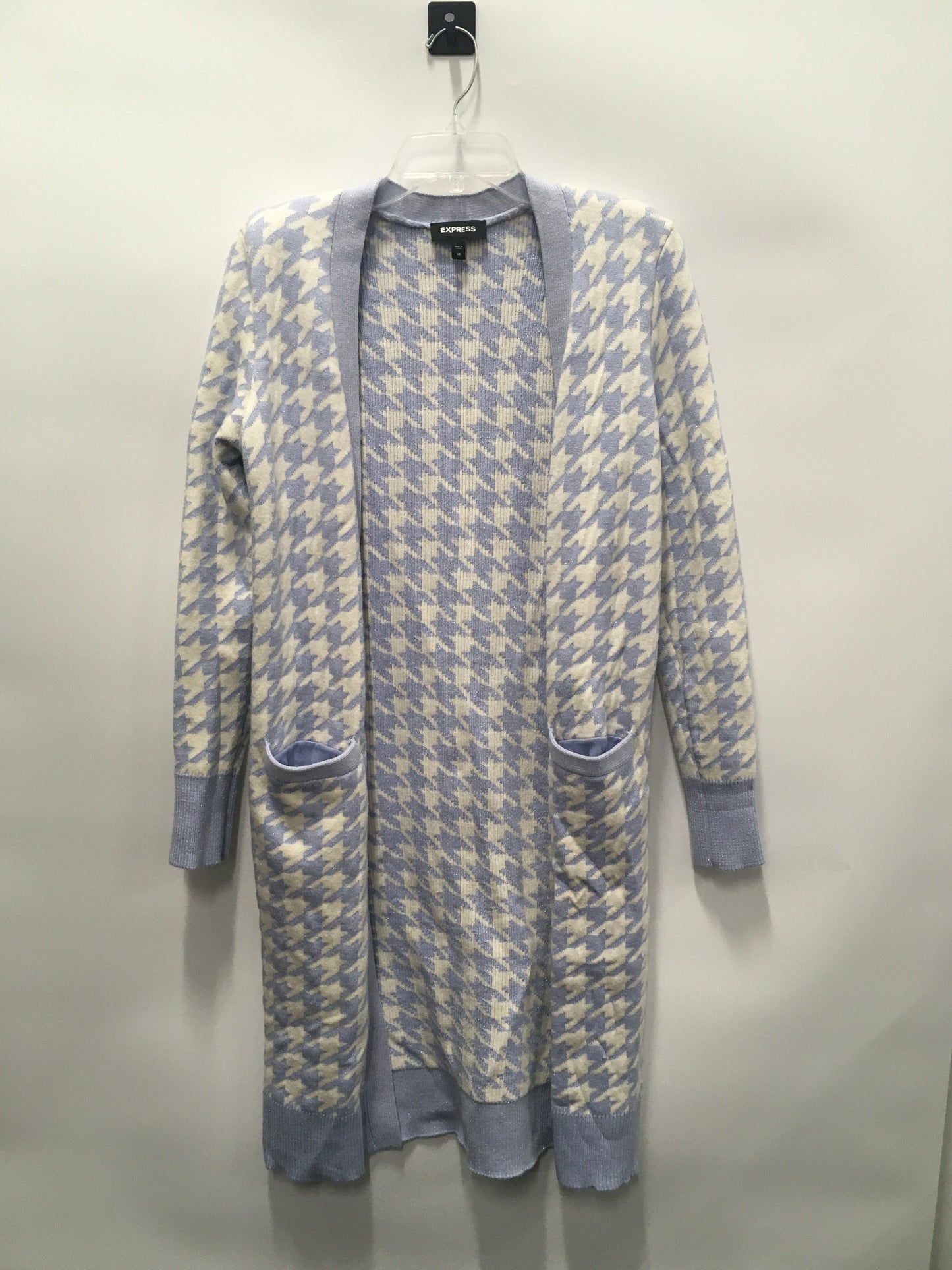 Blue White Cardigan Express, Size Xs