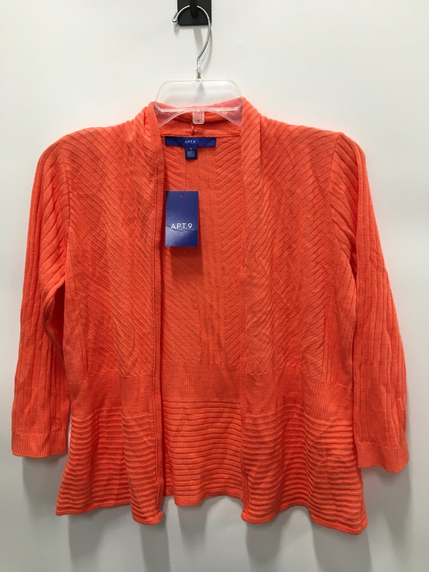 Orange Cardigan Apt 9, Size S