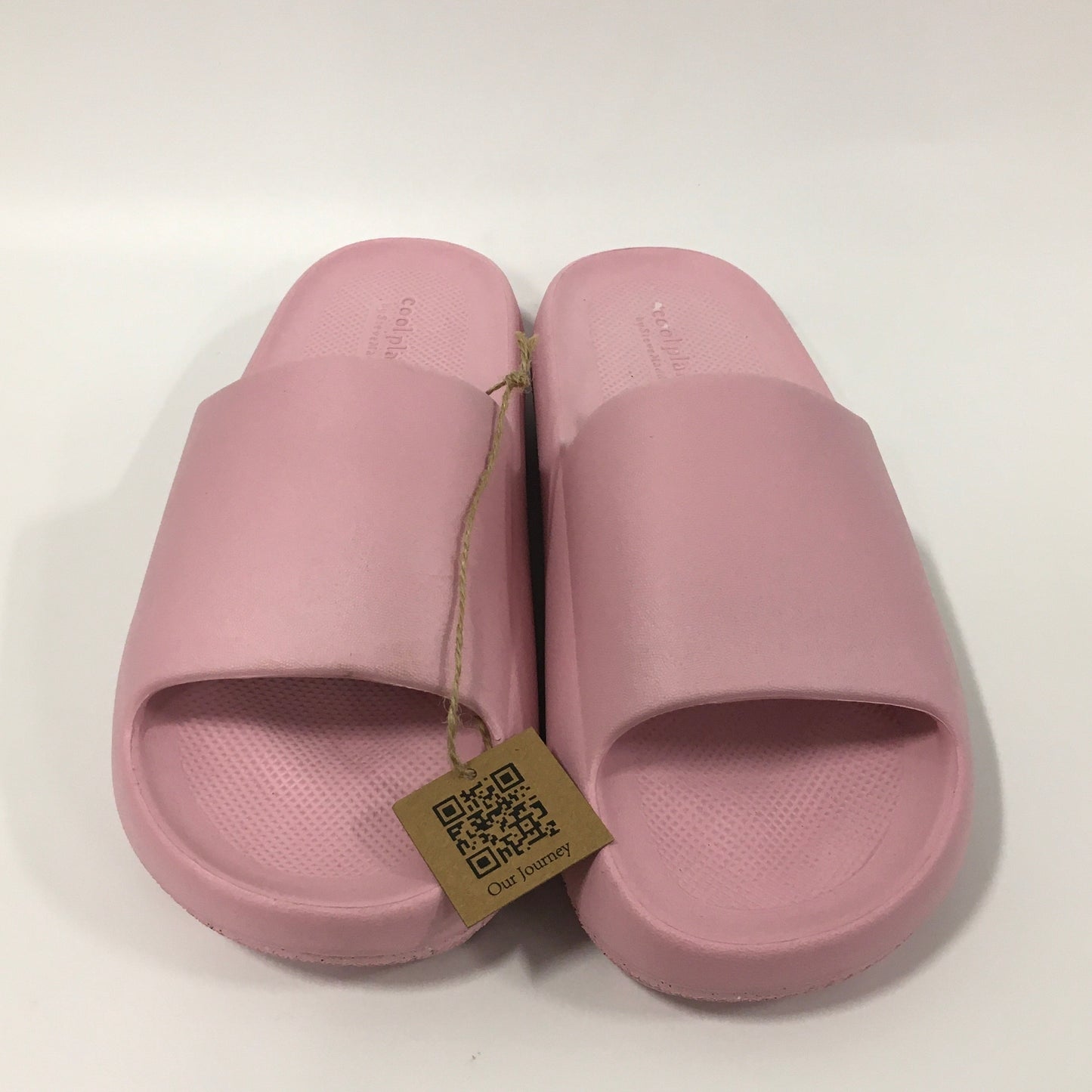 Pink Sandals Flats Steve Madden, Size 8