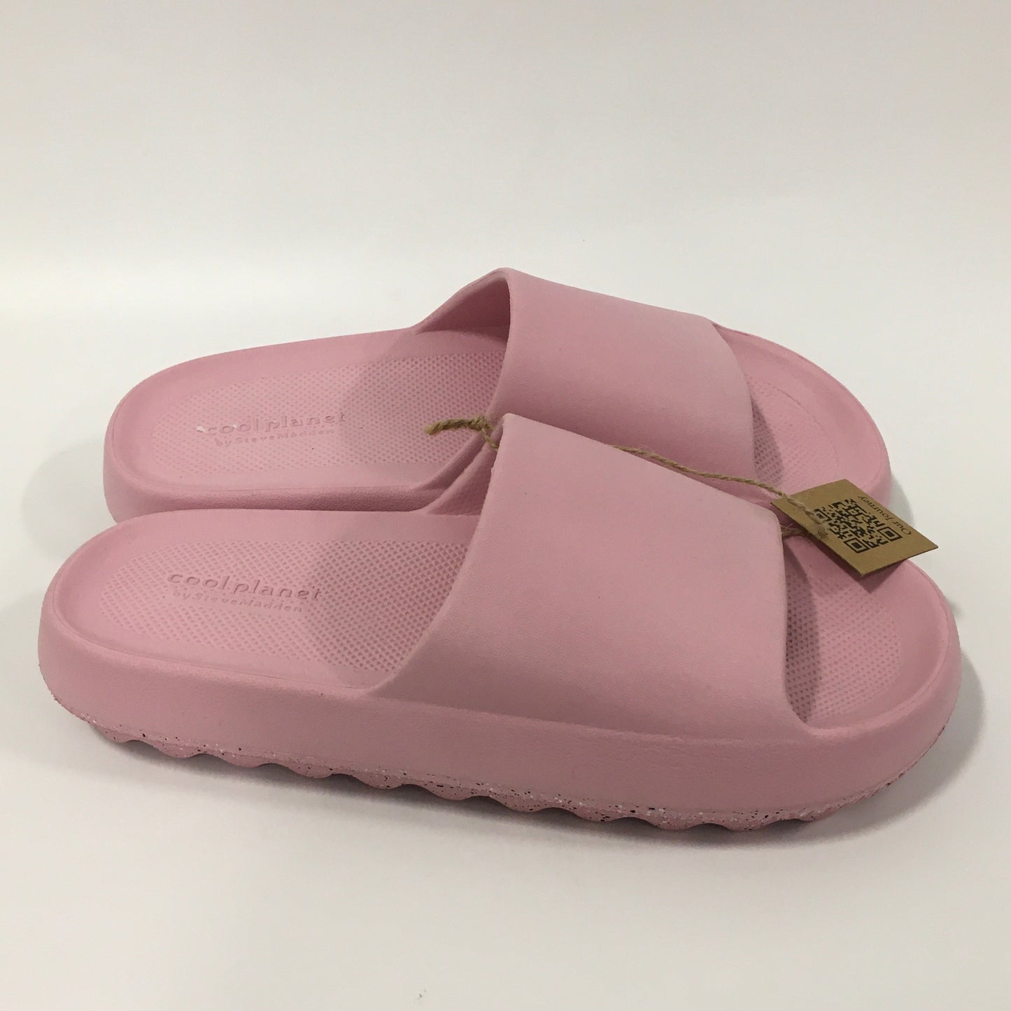 Pink Sandals Flats Steve Madden, Size 8