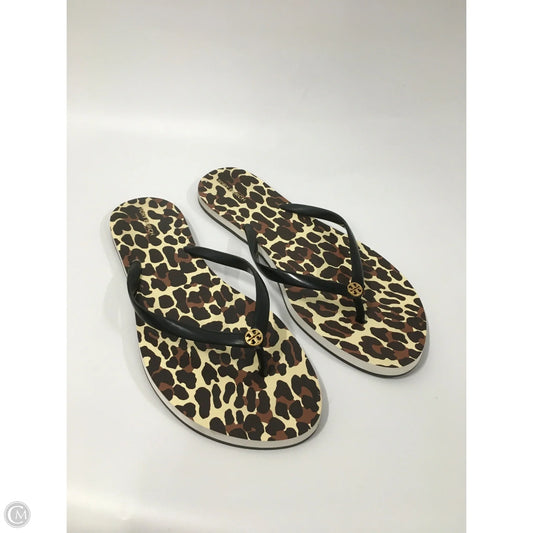 Sandals Designer By Tory Burch In Animal Print, Size: 10