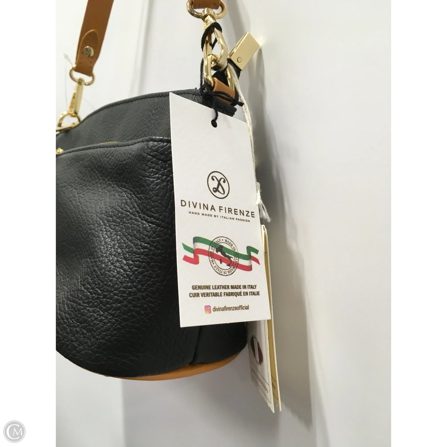Handbag Leather By DIVINA FIRENZE, Size: Small