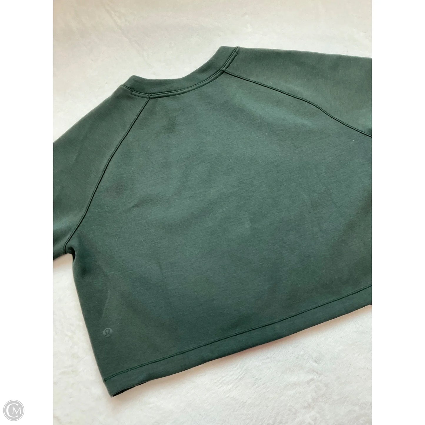 Athletic Sweatshirt Crewneck By Lululemon In Green, Size: M