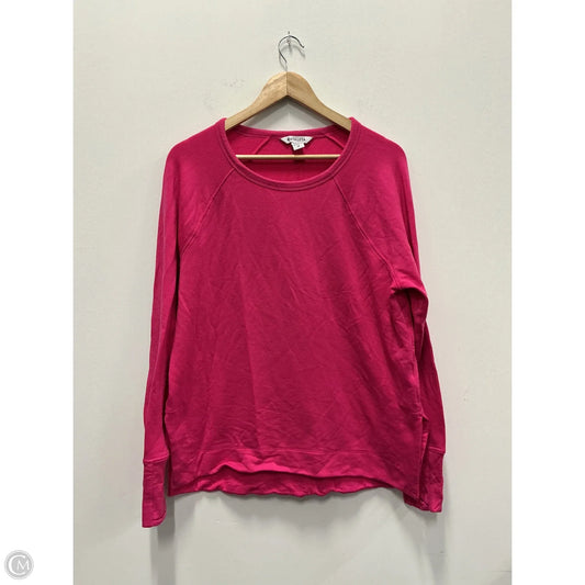 Athletic Sweatshirt Crewneck By Athleta In Pink, Size: M
