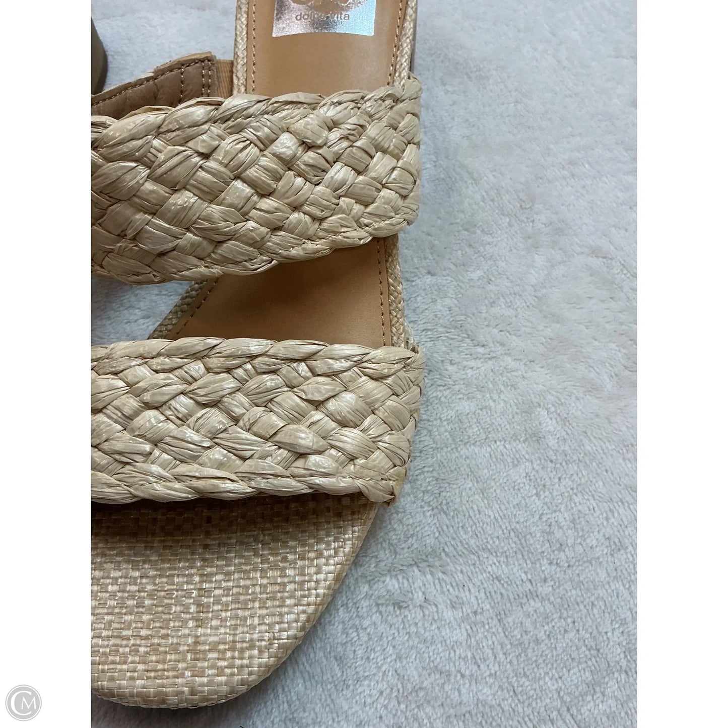 Sandals Heels Block By Dolce Vita In Tan, Size: 8