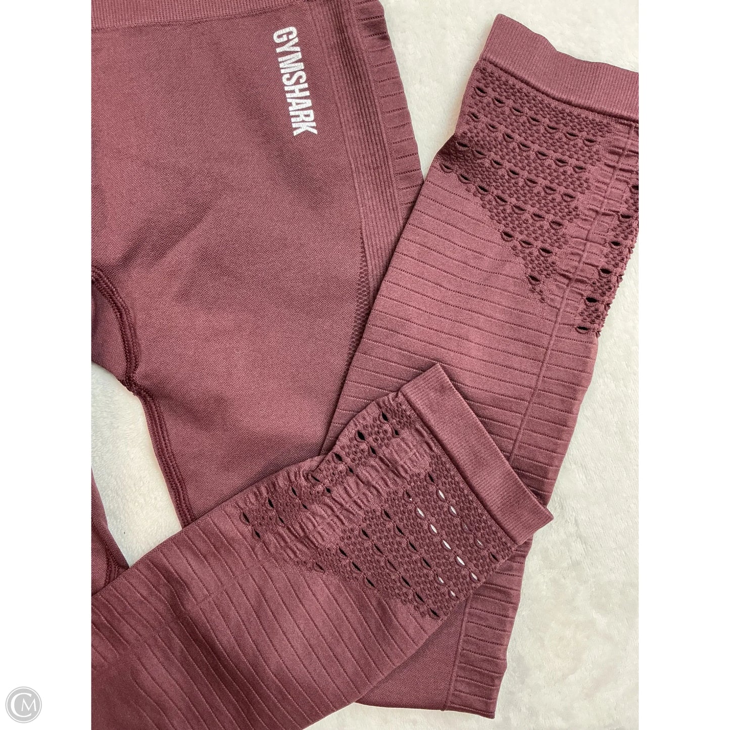 Athletic Leggings By Gym Shark In Maroon, Size: Xs