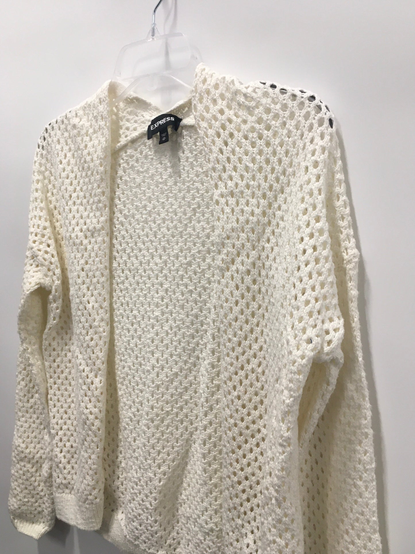 White Cardigan Express, Size Xs