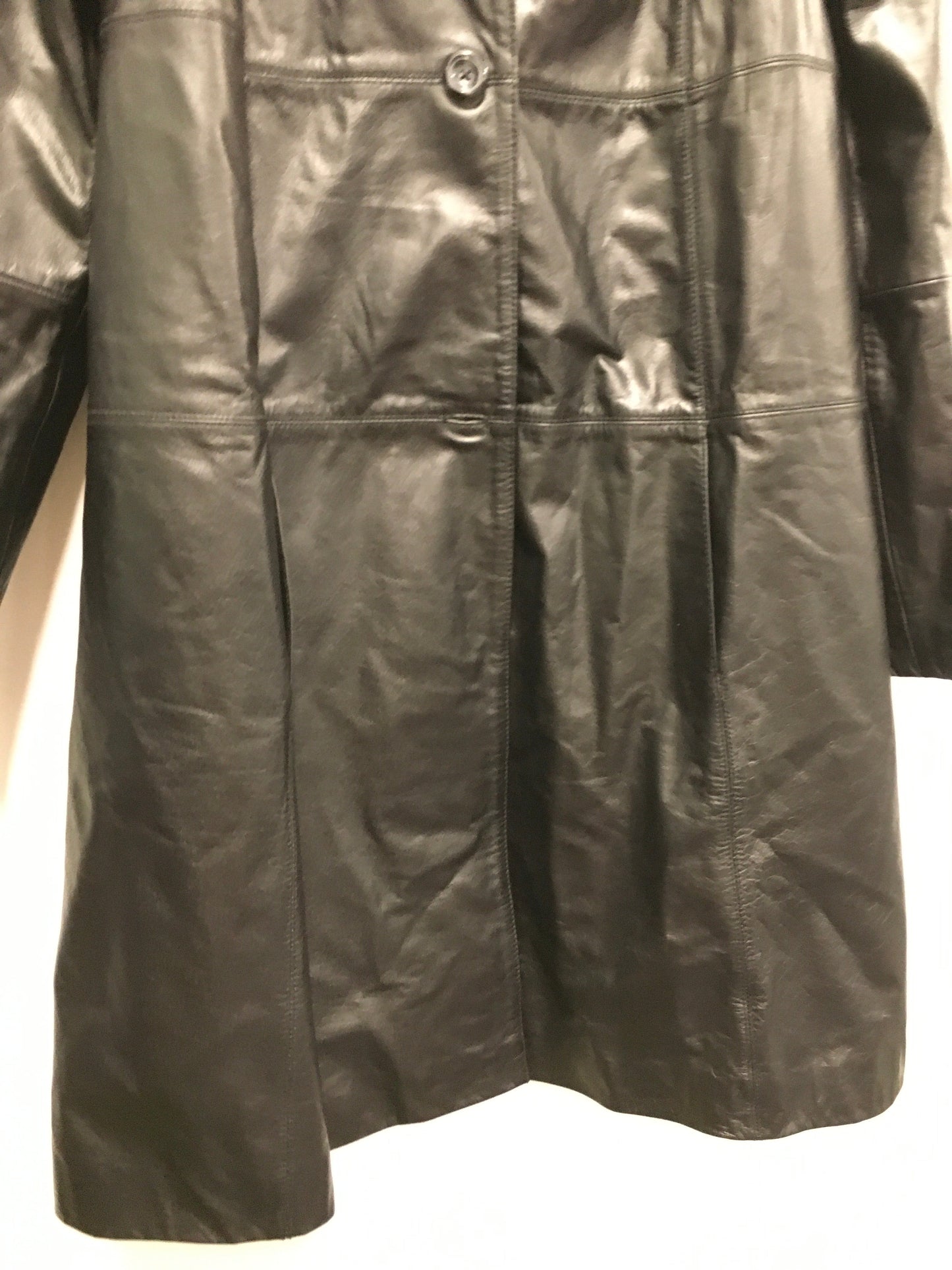 Black Jacket Leather Jessica London, Size 22