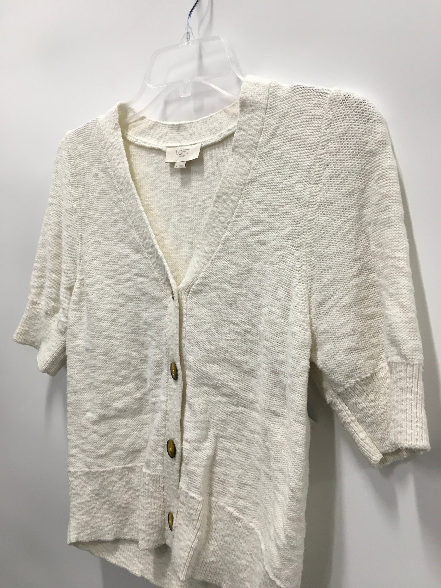 Cream Cardigan Loft, Size S