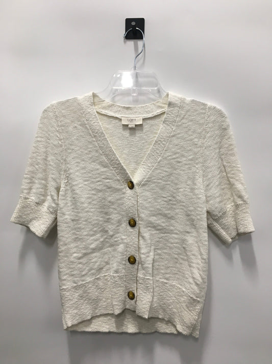 Cream Cardigan Loft, Size S