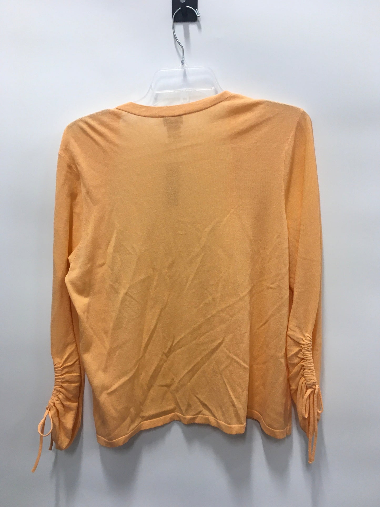 Orange Cardigan Chicos, Size 2