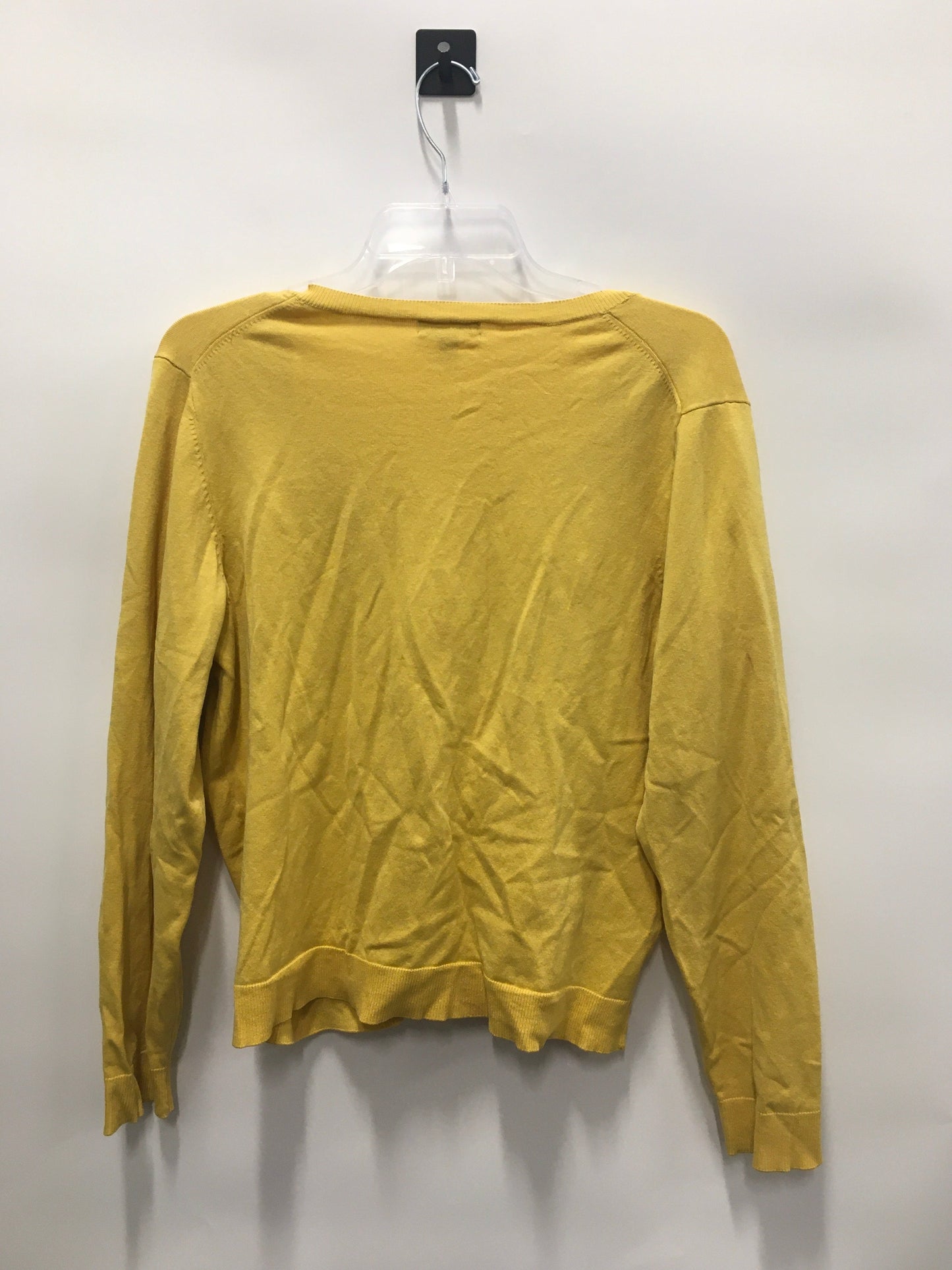 Yellow Cardigan Charter Club, Size L