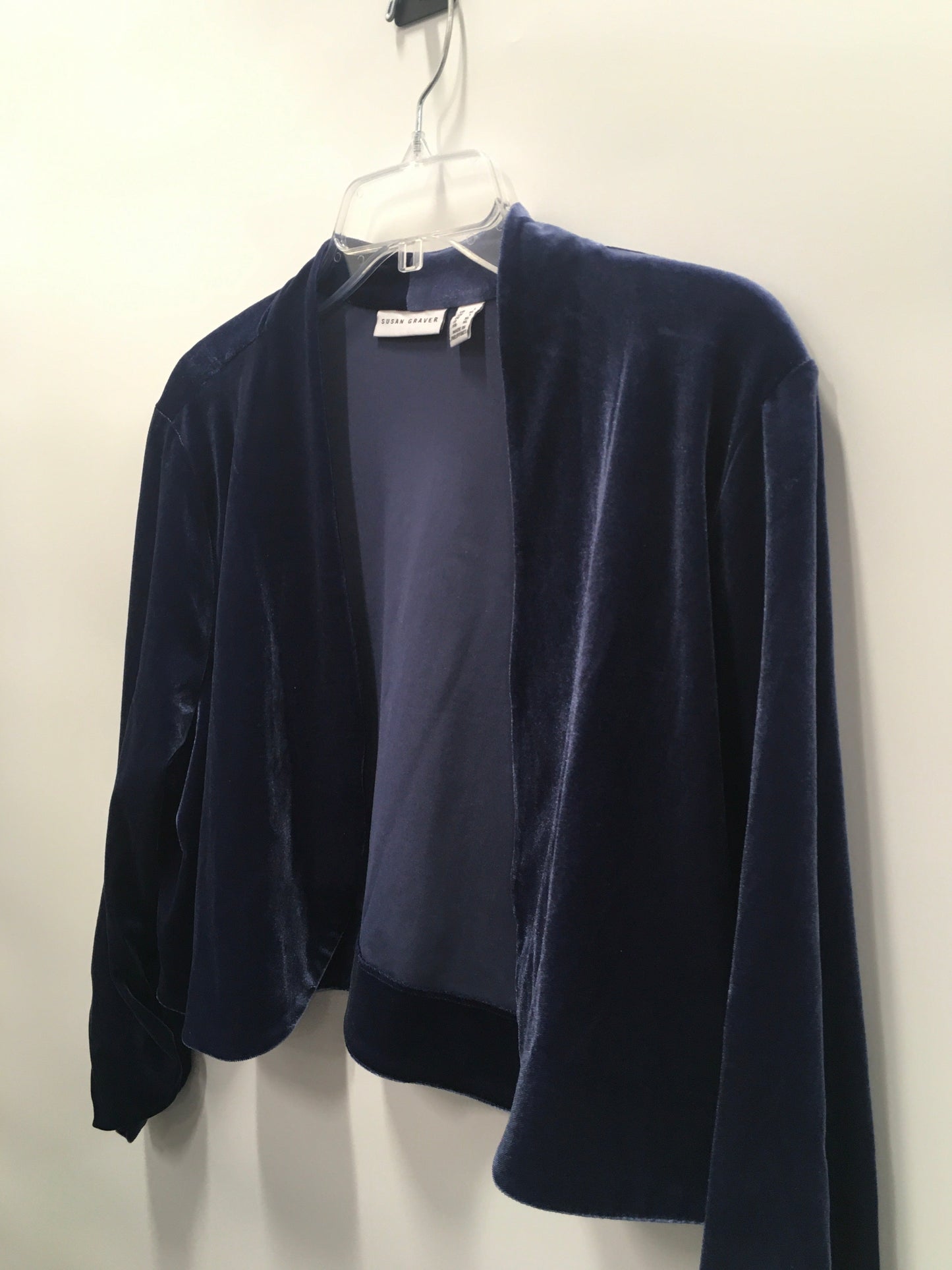 Navy Cardigan Susan Graver, Size L