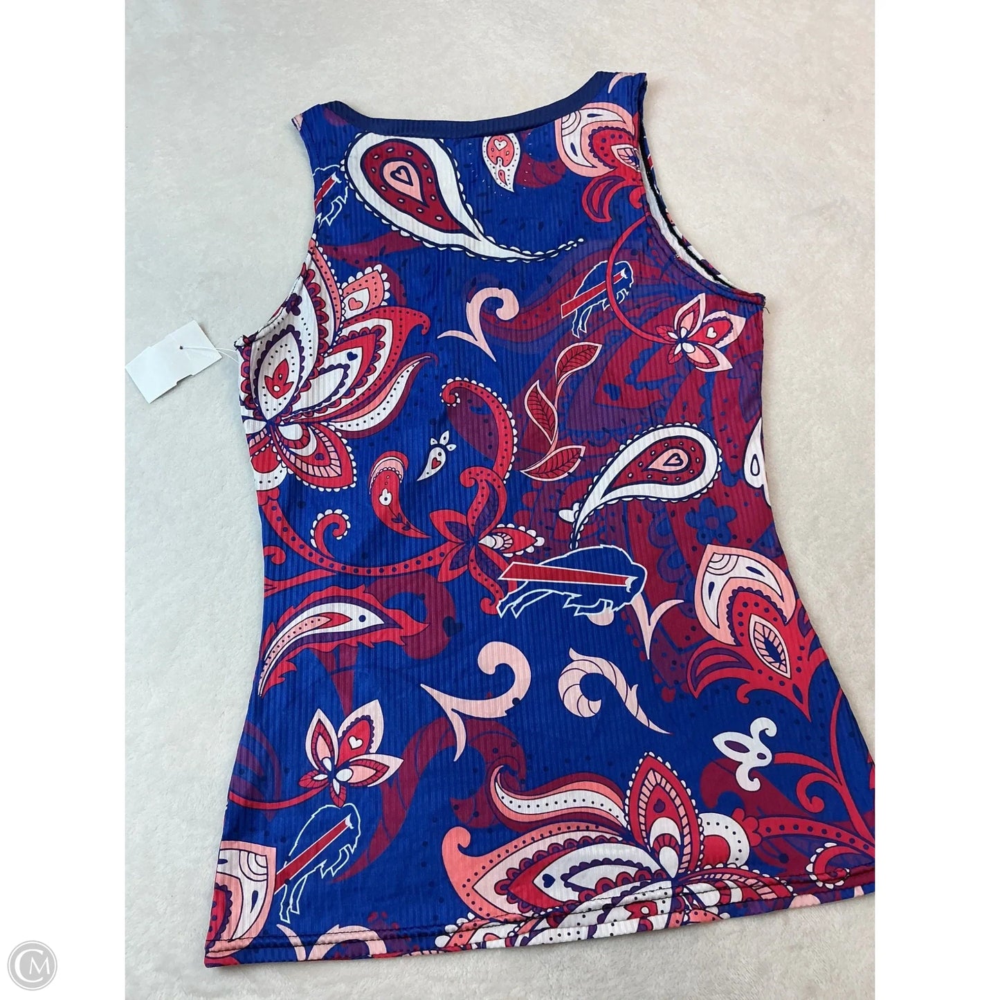 Tank Top By Clothes Mentor In Blue & Red, Size: S