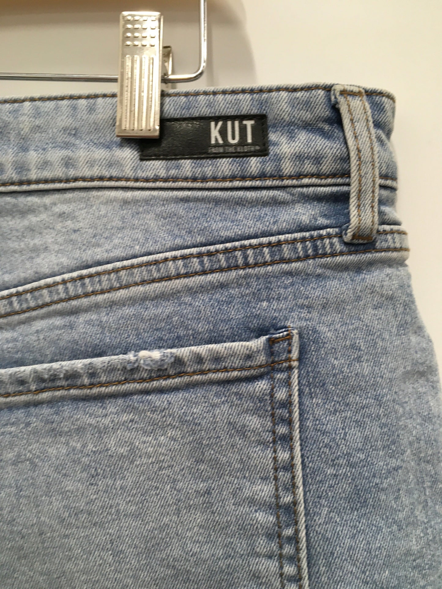 Blue Denim Shorts Kut, Size 18