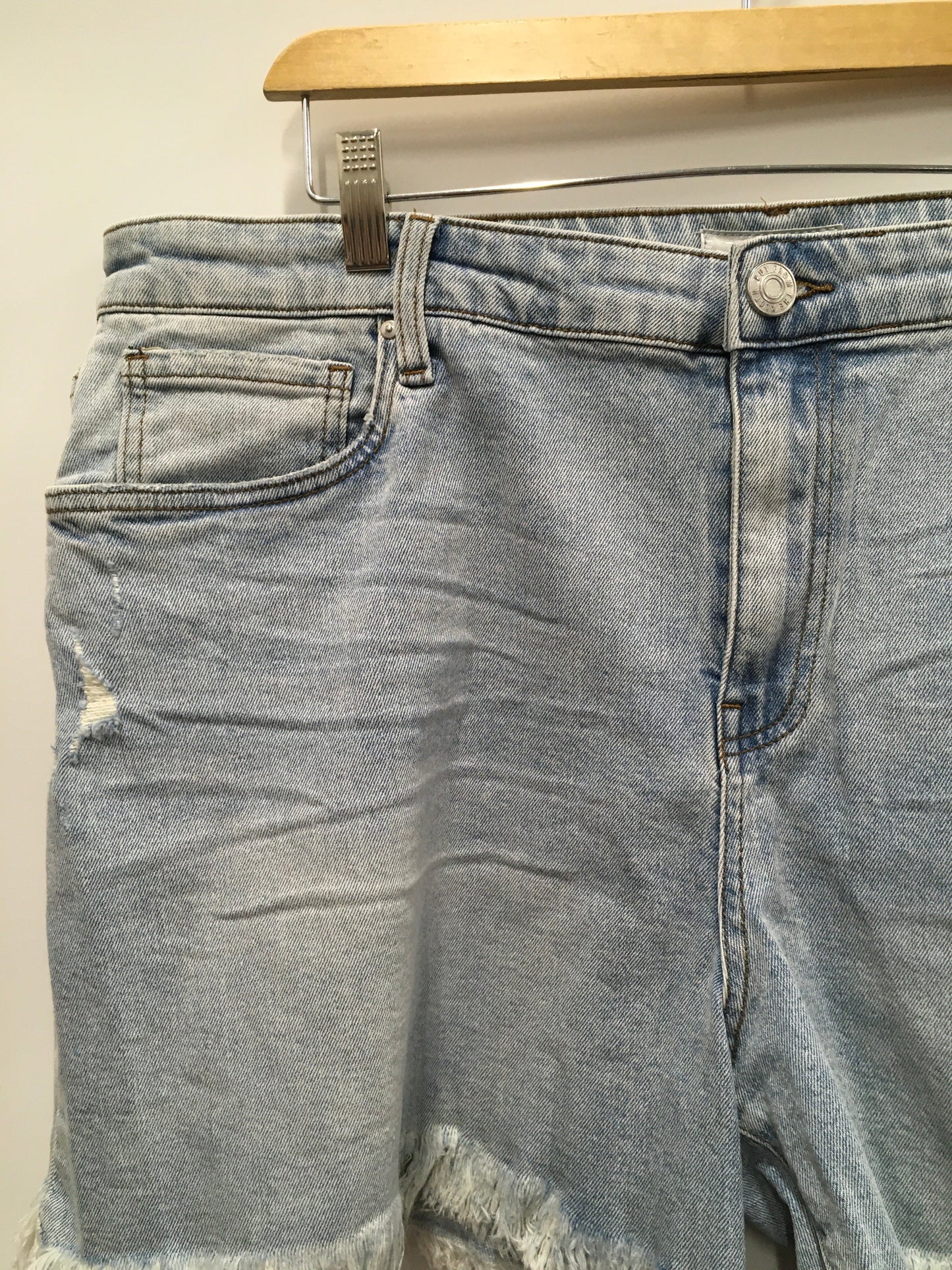 Blue Denim Shorts Kut, Size 18