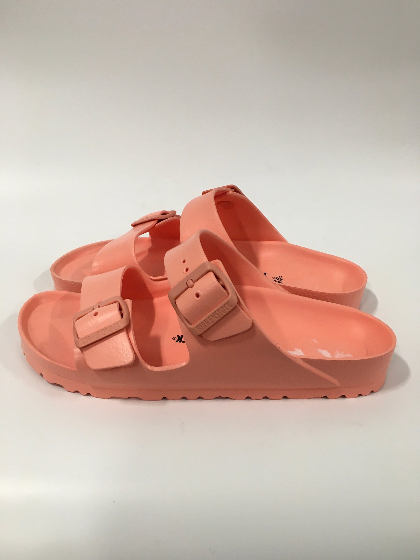 Pink Sandals Flats Birkenstock, Size 10