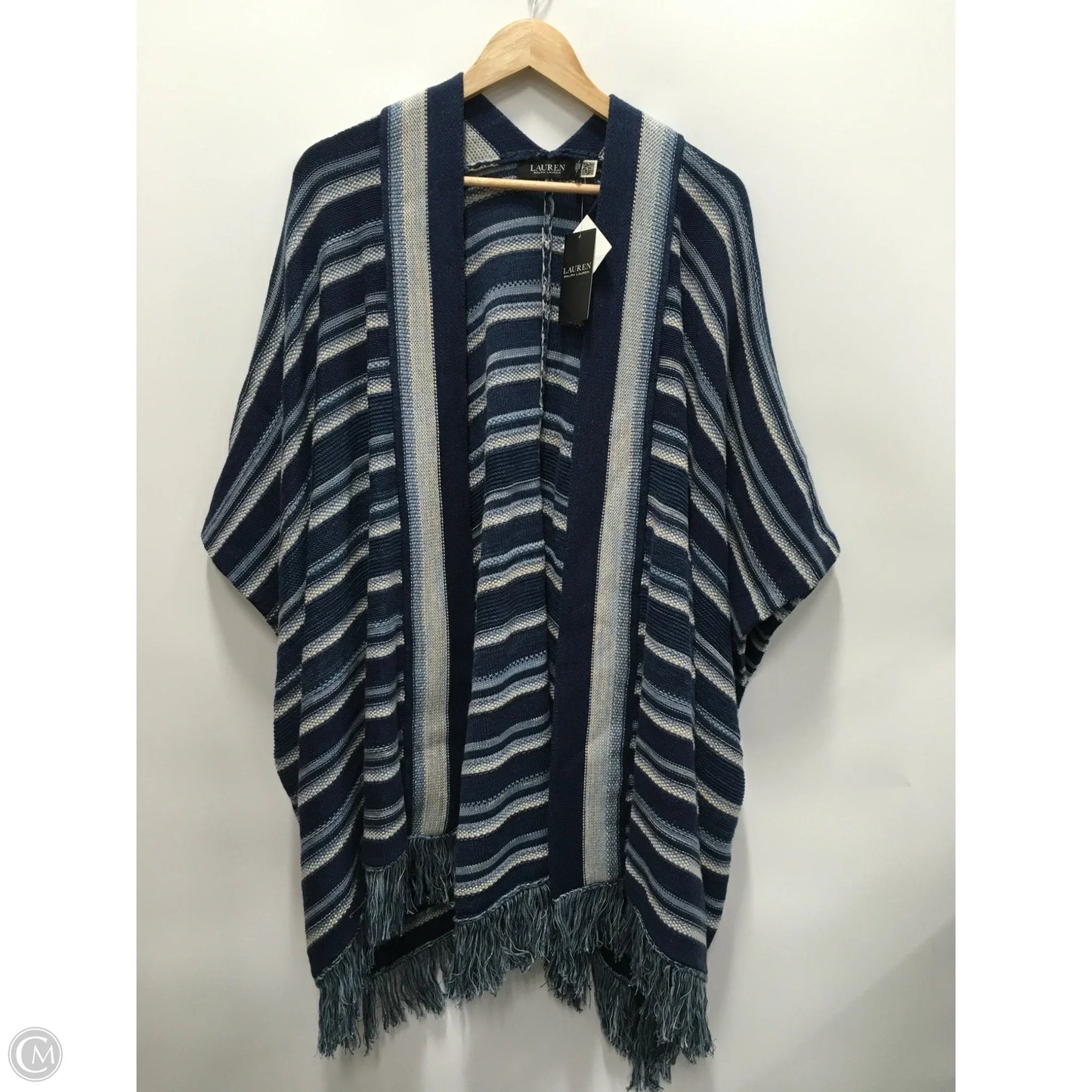 Sweater Cardigan By Ralph Lauren In Blue, Size: M