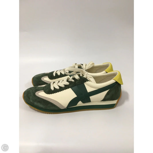 Shoes Designer By Tory Burch In Green & White, Size: 9.5